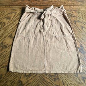 Bohme Paper-bag Belted Skirt Small